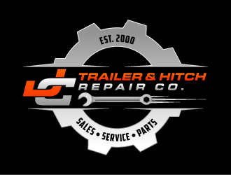 JC Trailer & Hitch Repair Co.  logo design by torresace