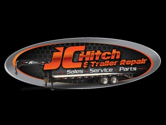 JC Trailer & Hitch Repair Co.  logo design by dshineart