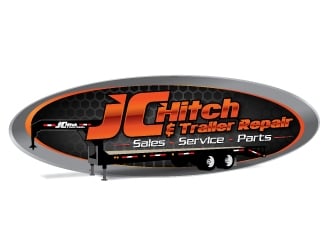 JC Trailer & Hitch Repair Co.  logo design by dshineart