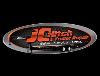 JC Trailer & Hitch Repair Co.  logo design by dshineart