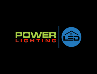 Power LED Lighting  logo design by oke2angconcept