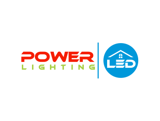 Power LED Lighting  logo design by oke2angconcept