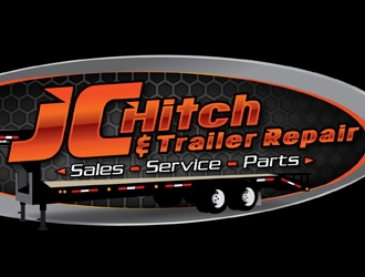 JC Trailer & Hitch Repair Co.  logo design by dshineart