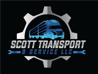 Scott Transport & Service LLC Logo Design - 48hourslogo