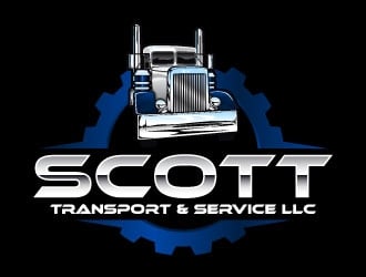 Scott Transport & Service LLC Logo Design - 48hourslogo