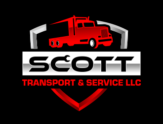 Scott Transport & Service LLC Logo Design - 48hourslogo