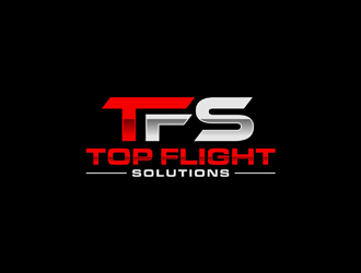 Top Flight Solutions logo design by ndaru