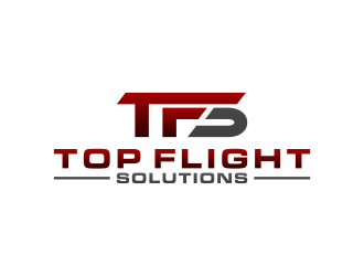 Top Flight Solutions logo design by BlessedArt