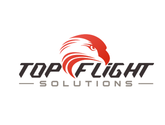 Top Flight Solutions logo design by chuckiey