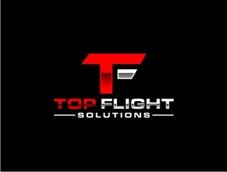 Top Flight Solutions logo design by bricton