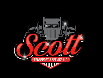 Scott Transport & Service LLC Logo Design - 48hourslogo