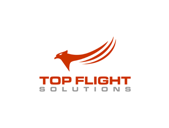 Top Flight Solutions logo design by bomie