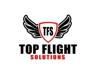 Top Flight Solutions logo design by bougalla005