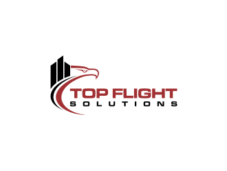 Top Flight Solutions logo design by luckyprasetyo