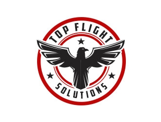 Top Flight Solutions logo design by Benok