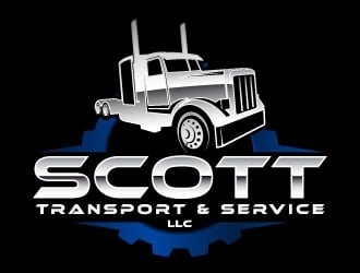 Scott Transport & Service LLC Logo Design - 48hourslogo