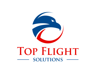 Top Flight Solutions logo design by Girly