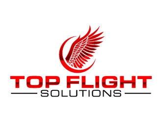 Top Flight Solutions logo design by daywalker