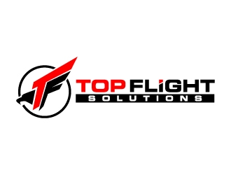 Top Flight Solutions logo design by jaize