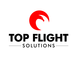 Top Flight Solutions logo design by MariusCC