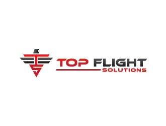 Top Flight Solutions logo design by fajarriza12