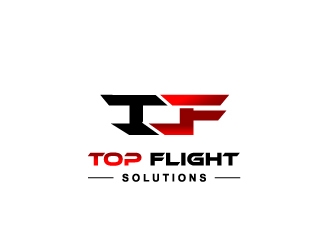 Top Flight Solutions logo design by samuraiXcreations