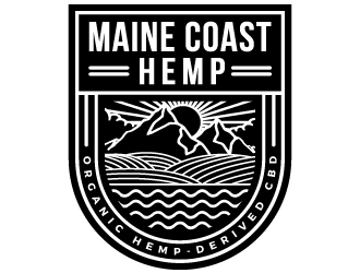 Maine Coast Hemp logo design by ORPiXELSTUDIOS