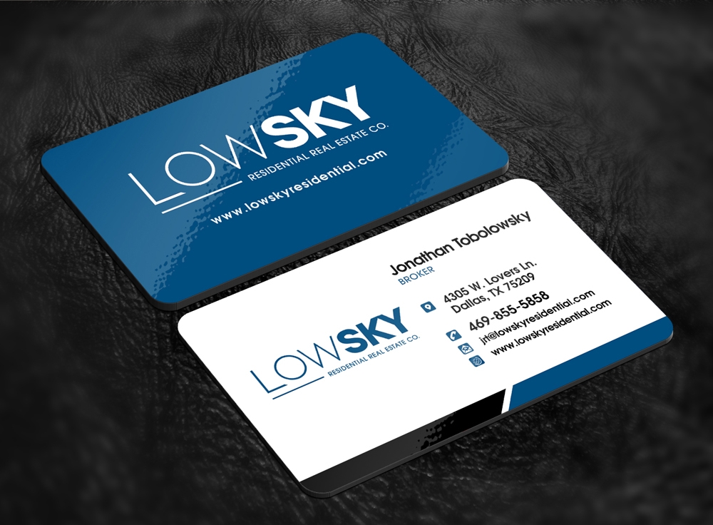 Low Sky Residential Real Estate Co. logo design by abss