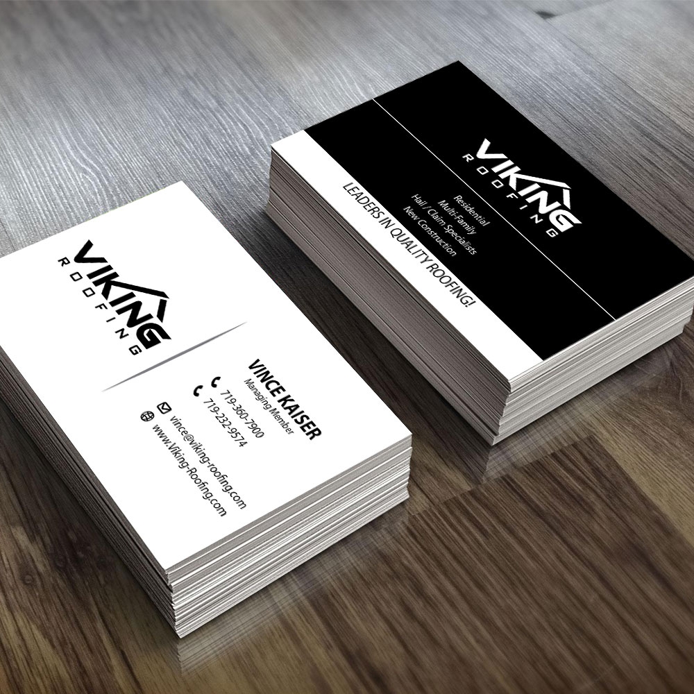 Viking Business Card logo design by uttam