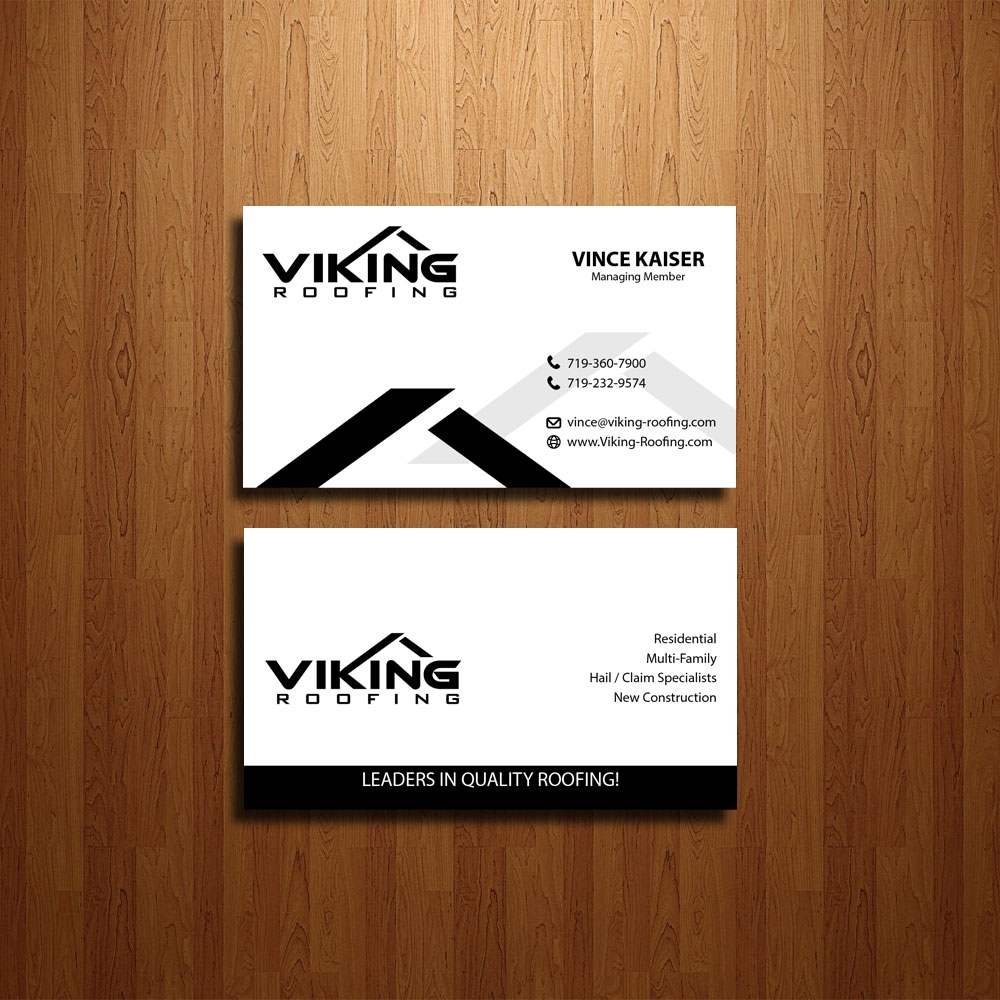 Viking Business Card logo design by uttam