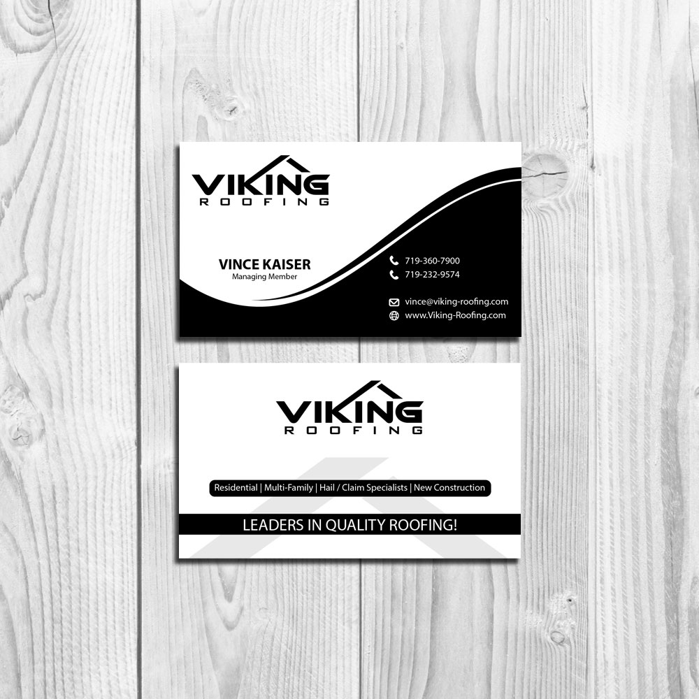 Viking Business Card logo design by uttam