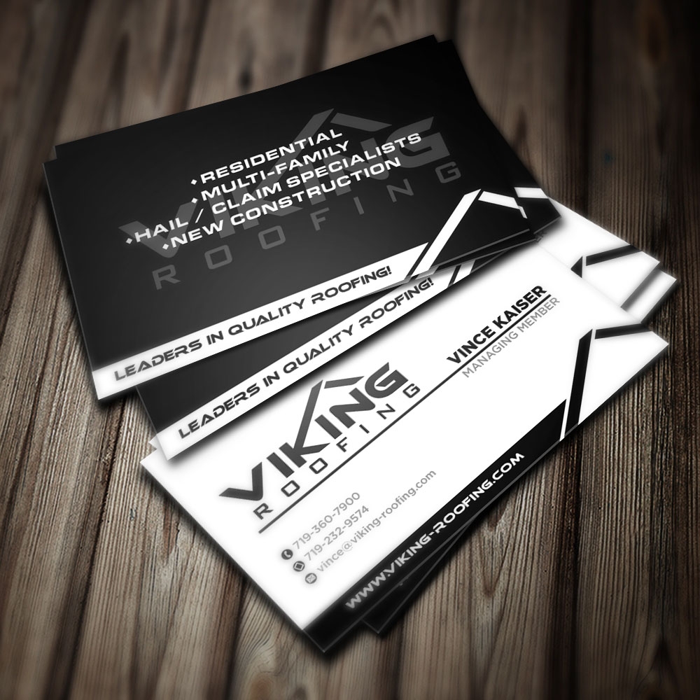 Viking Business Card logo design by scriotx