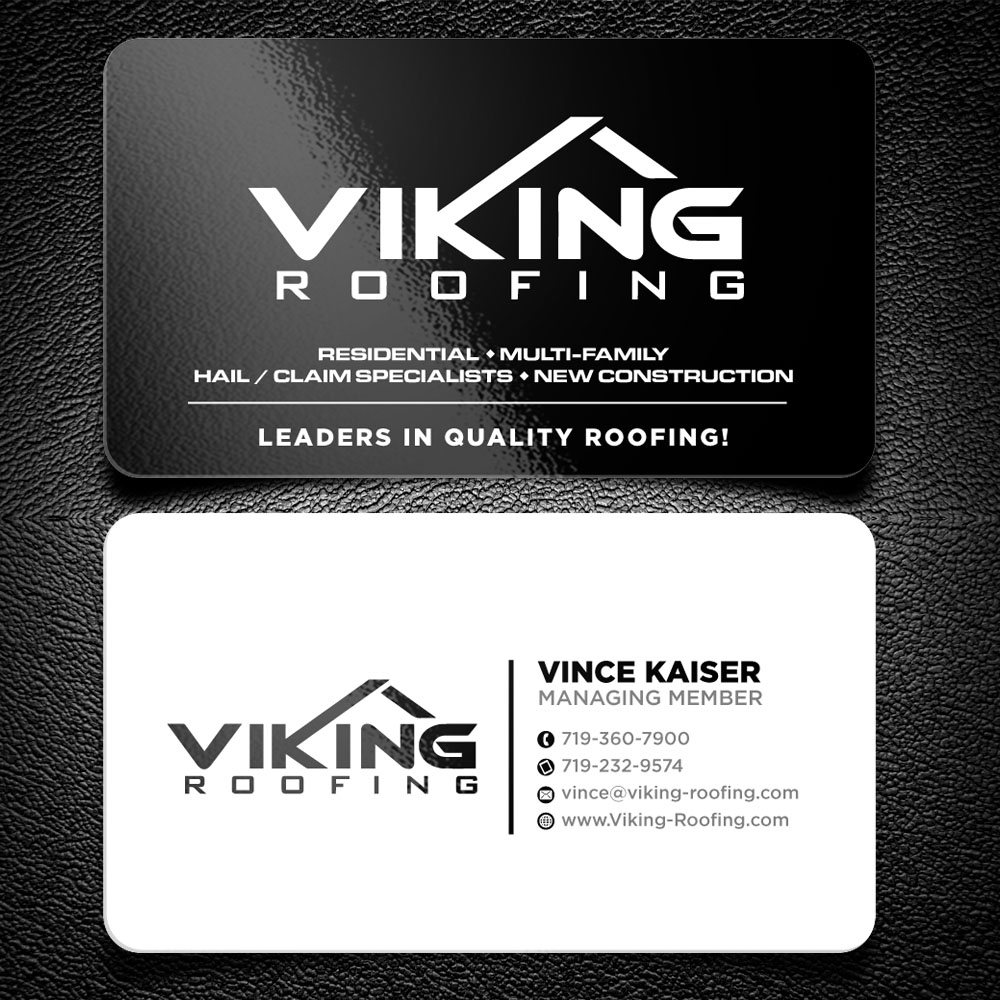 Viking Business Card logo design by scriotx