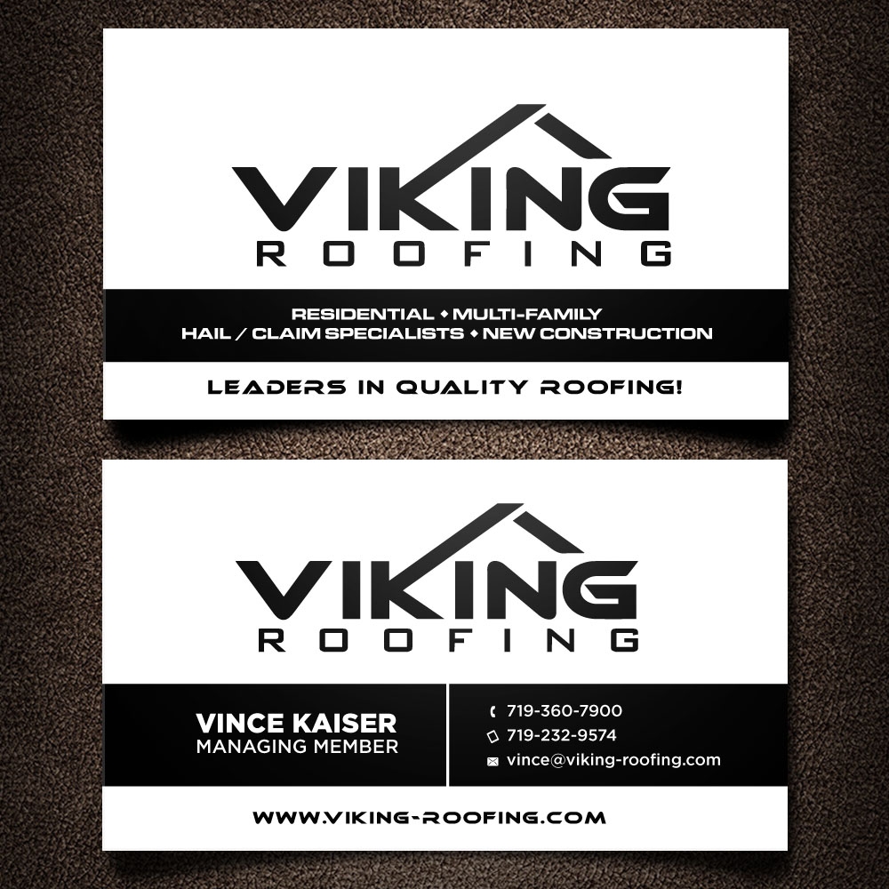 Viking Business Card logo design by scriotx