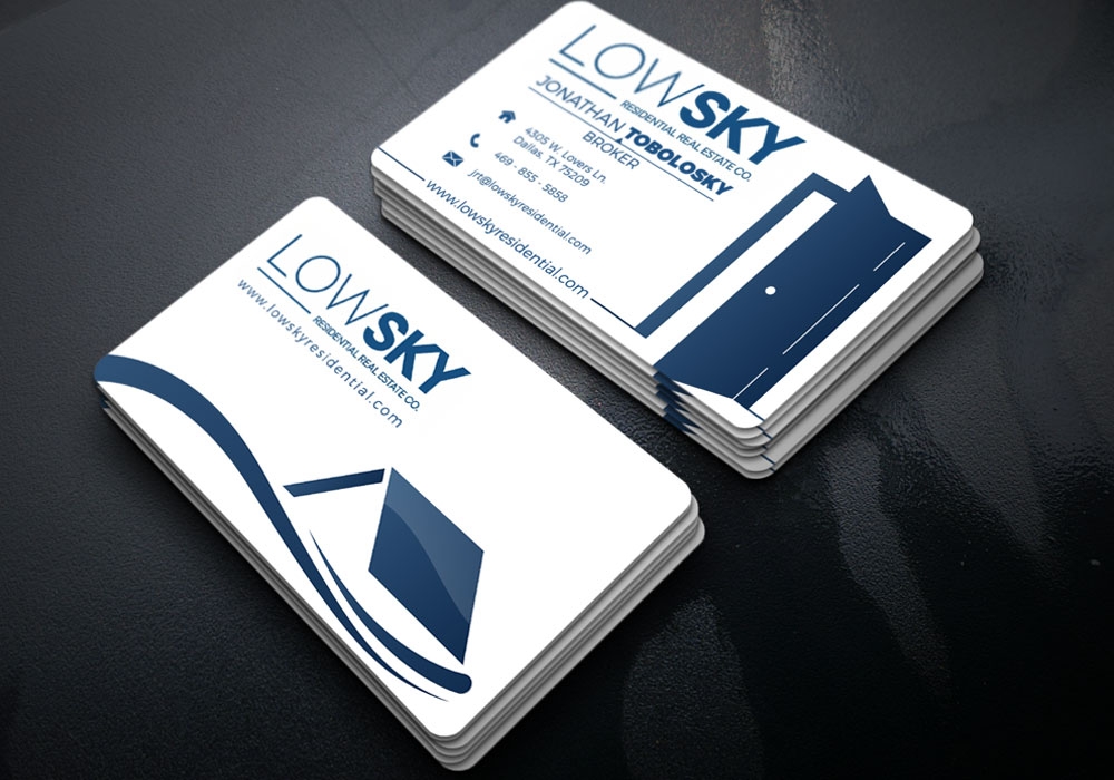 Low Sky Residential Real Estate Co. logo design by Gelotine