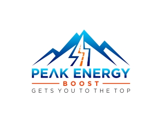 Peak Energy Boost logo design by yogilegi