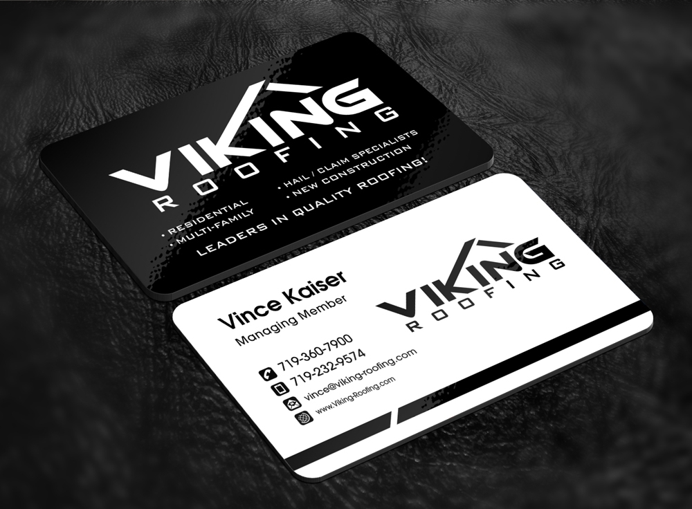 Viking Business Card logo design by abss