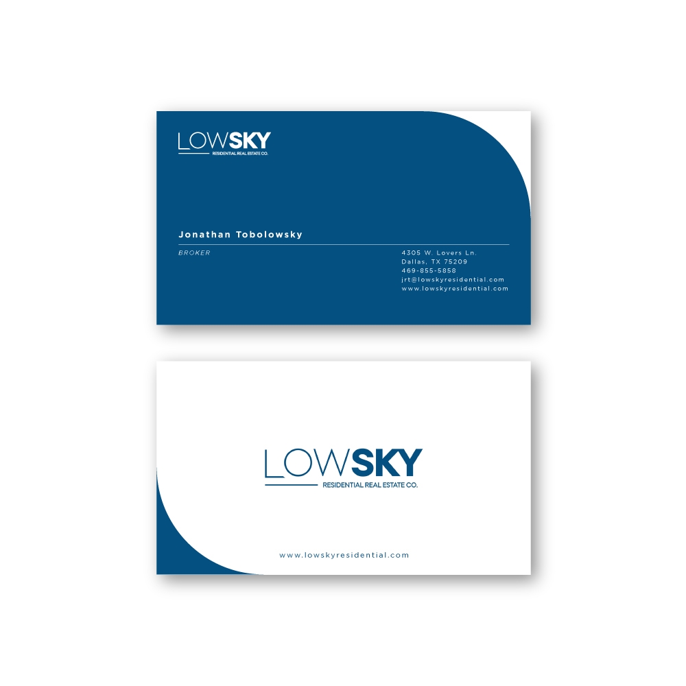 Low Sky Residential Real Estate Co. logo design by N1one