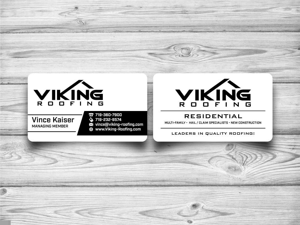 Viking Business Card logo design by jaize