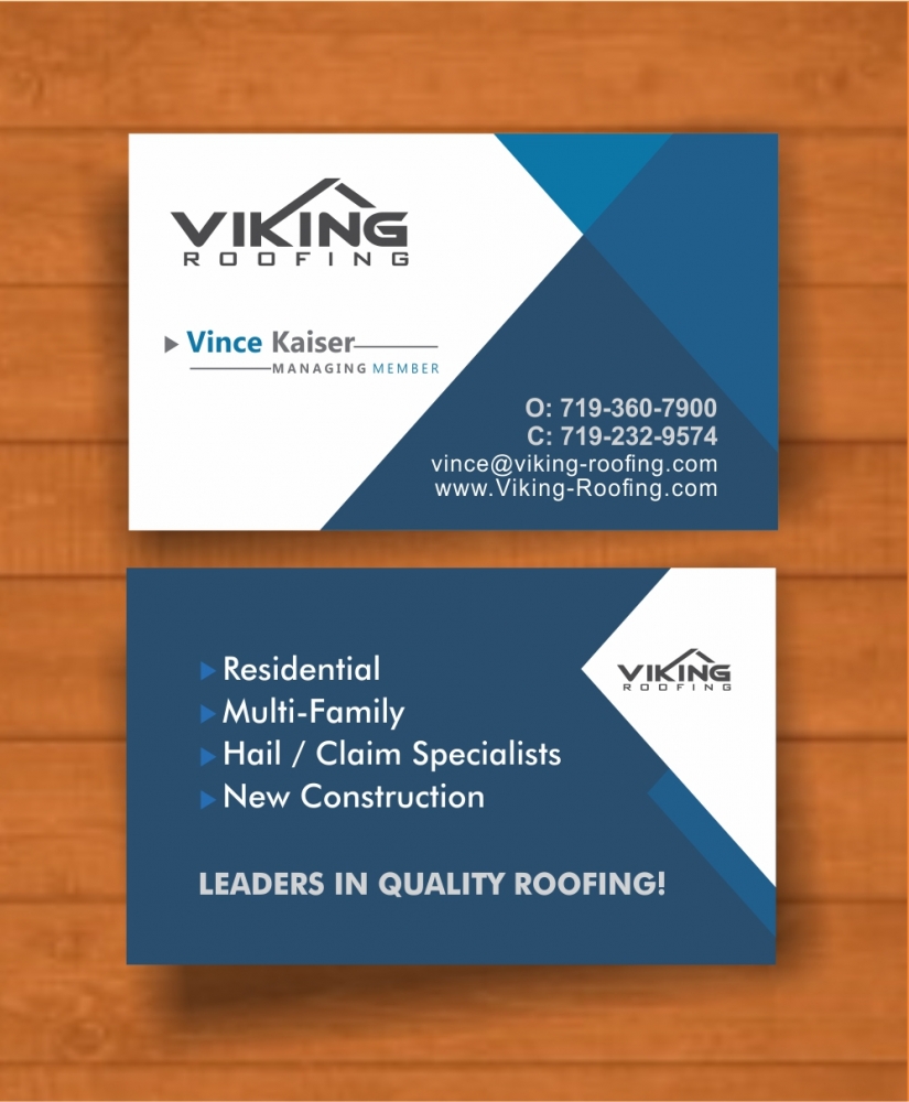 Viking Business Card logo design by yans