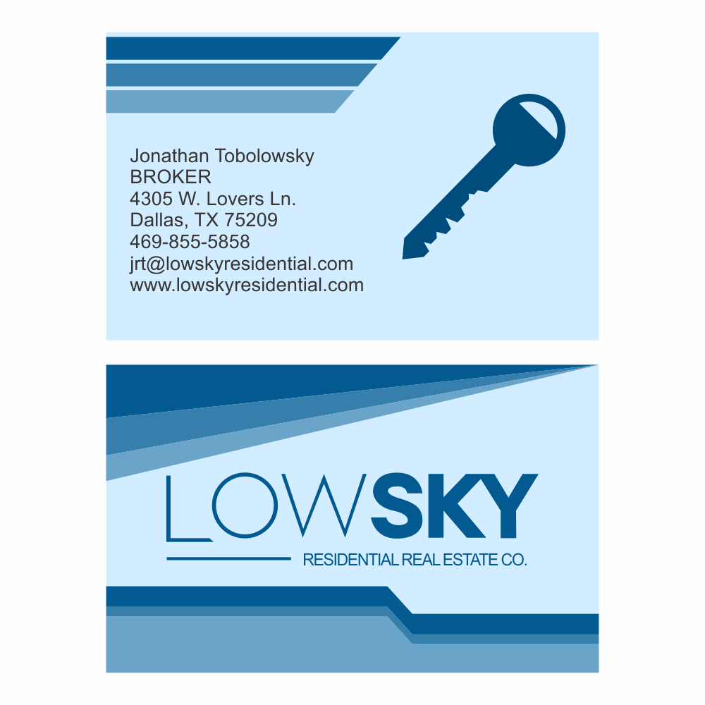 Low Sky Residential Real Estate Co. logo design by Upiq13