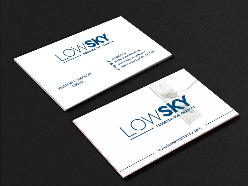 Low Sky Residential Real Estate Co. logo design by Dianasari