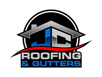 JC Roofing & Gutters Logo Design - 48hourslogo