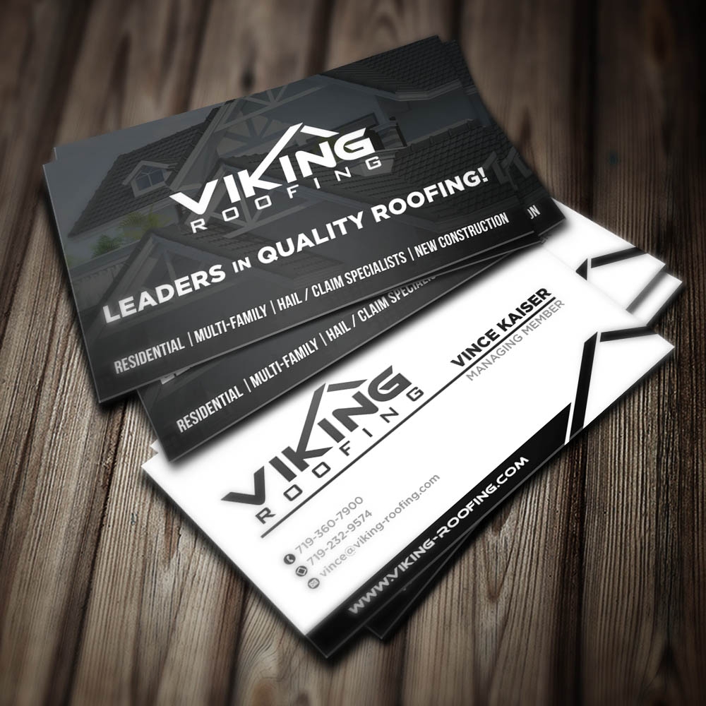 Viking Business Card logo design by scriotx