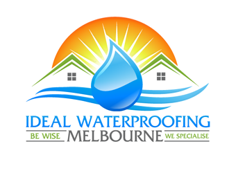 Ideal Waterproofing Melbourne logo design by megalogos