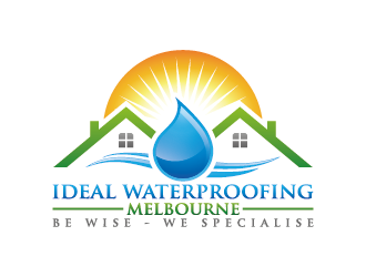 Ideal Waterproofing Melbourne logo design by mhala