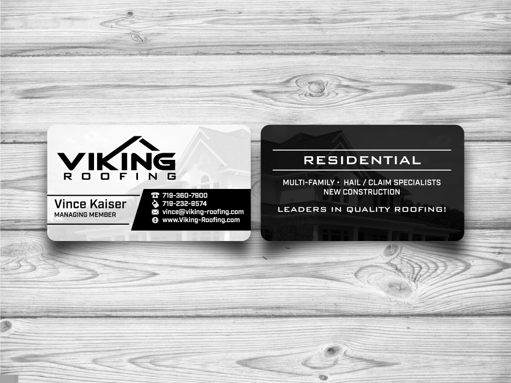 Viking Business Card logo design by jaize