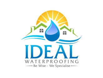 Ideal Waterproofing Melbourne logo design by sanworks