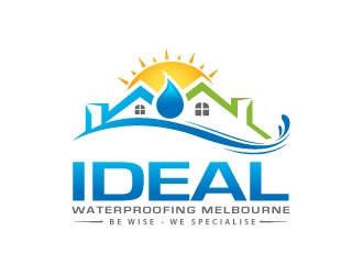 Ideal Waterproofing Melbourne logo design by sanworks