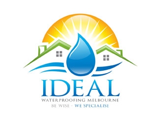 Ideal Waterproofing Melbourne logo design by frontrunner